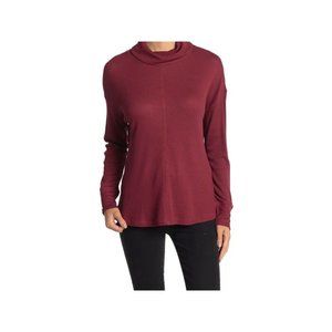 Sanctuary Long Sleeve Maroon Turtleneck Sweater NEW